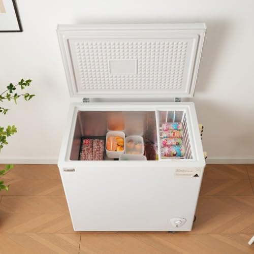 Amazon.co.jp: 冷凍庫 153L 上開き チェストフリーザー バスケット付き